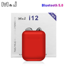 Load image into Gallery viewer, 2019 Original i12 TWS Touch Key Mini Wireless Earphone Bluetooth 5.0 Headset for Android xiaomi Iphone PK i20 i30 i60 i80 tws