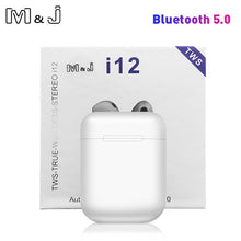 Load image into Gallery viewer, 2019 Original i12 TWS Touch Key Mini Wireless Earphone Bluetooth 5.0 Headset for Android xiaomi Iphone PK i20 i30 i60 i80 tws