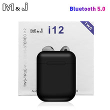 Load image into Gallery viewer, 2019 Original i12 TWS Touch Key Mini Wireless Earphone Bluetooth 5.0 Headset for Android xiaomi Iphone PK i20 i30 i60 i80 tws