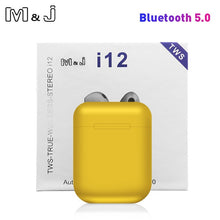 Load image into Gallery viewer, 2019 Original i12 TWS Touch Key Mini Wireless Earphone Bluetooth 5.0 Headset for Android xiaomi Iphone PK i20 i30 i60 i80 tws