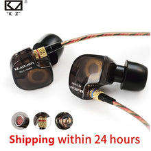 Load image into Gallery viewer, KZ ATE ATR HD9 ZS3E Copper Driver HiFi Sport Headphones In Ear Earphone For Running With Microphone Headset music Earbuds