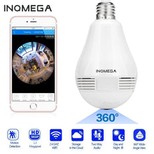 Load image into Gallery viewer, INQMEGA 960P Panoramic 360 Degree Bulb Light IP Camera Wireless Wifi FishEye Lens HD Lamp Camera Indoor Home Security Camera