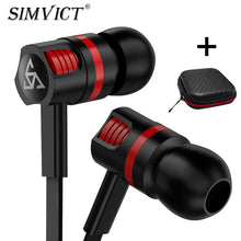 Load image into Gallery viewer, Simvict Professional Earphone Super Bass Headset with Microphone Stereo Earbuds for Mobile Phone Samsung Xiaomi  fone de ouvido