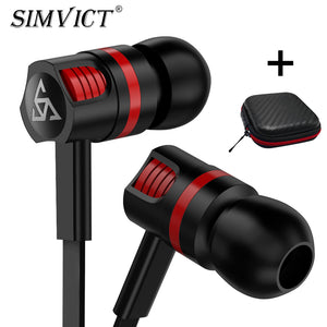 Simvict Professional Earphone Super Bass Headset with Microphone Stereo Earbuds for Mobile Phone Samsung Xiaomi  fone de ouvido