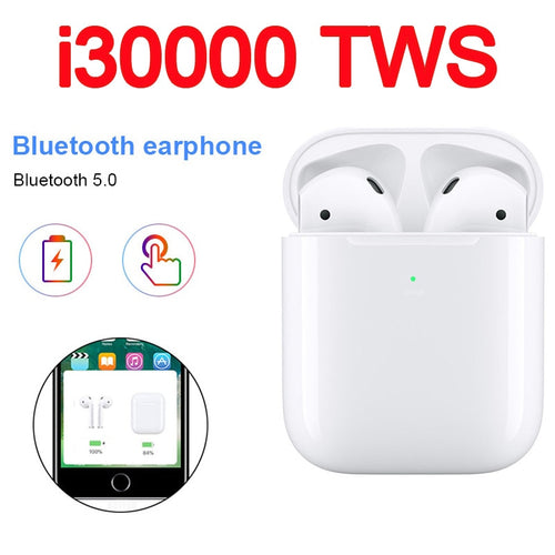 Original i30000 TWS Bluetooth 5.0 Earphones Sports True Wireless Earbuds Touch Earphones Not i9000 i80 i2000 i10000 i20000  tws